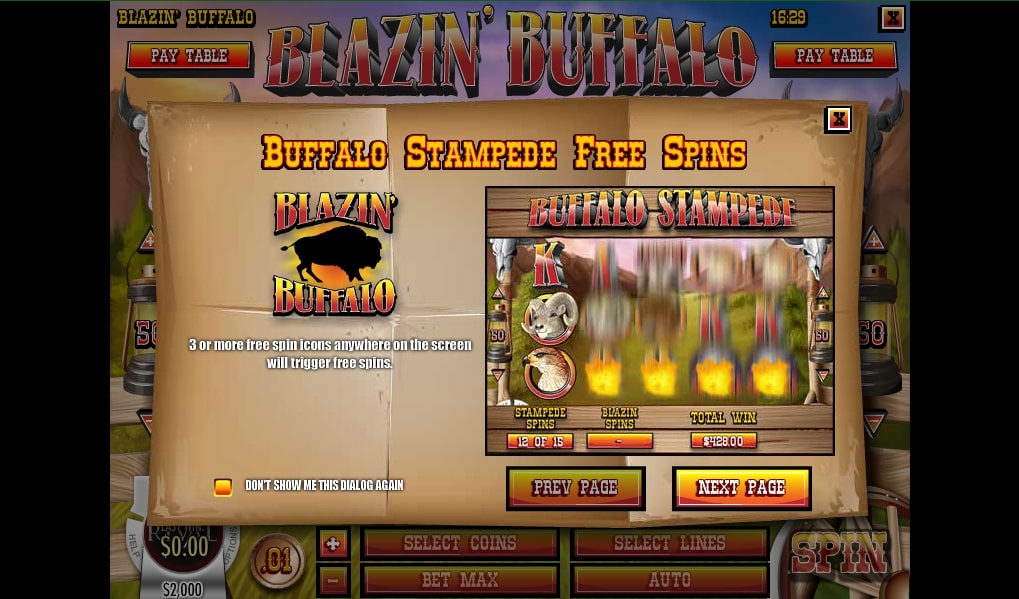 Blazin Buffalo Slot game to win real money