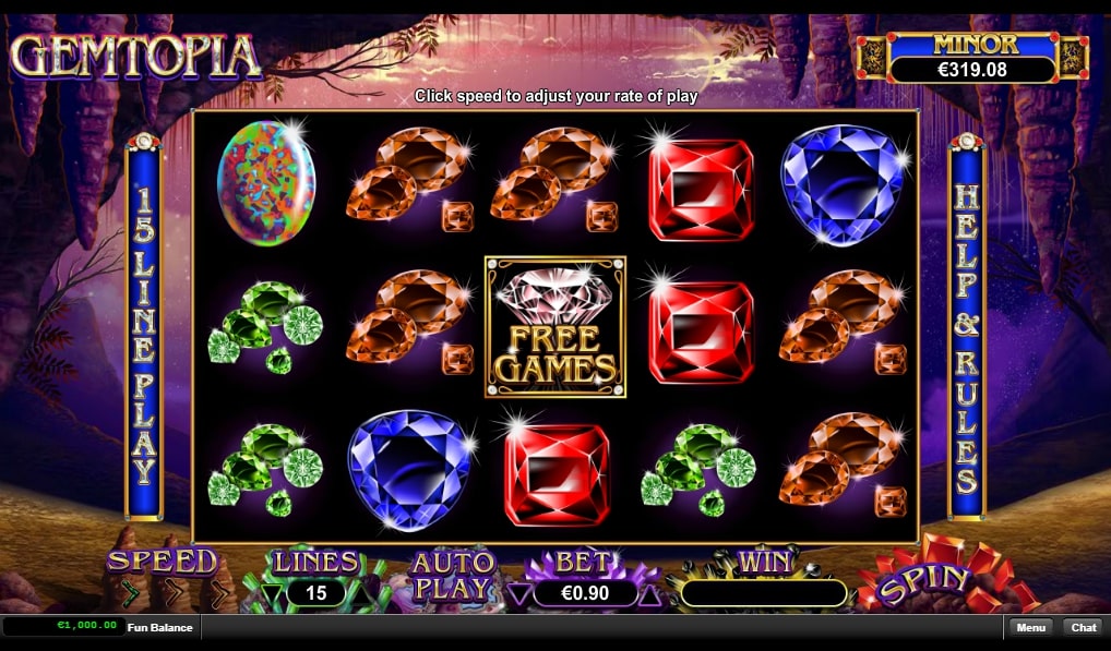 Gemtopia Slot Machine game app win real money