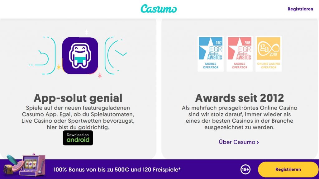 casumo casino application