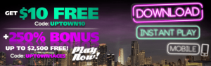 uptownaces 10$ bonus